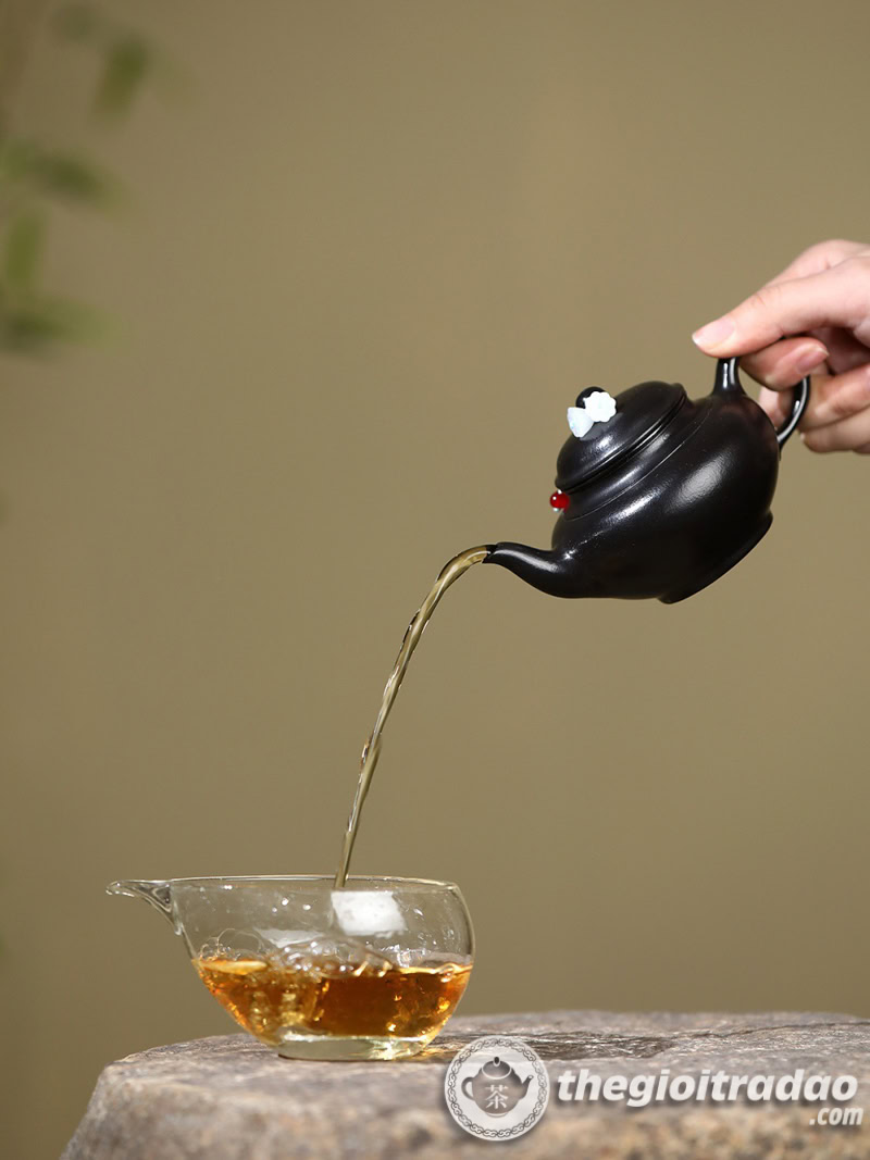 Ấm Tử Sa Tiếu Anh Hắc Chu Nê 180ml 21 am tu sa nghi hung tieu anh hac chu ne 180ml-7