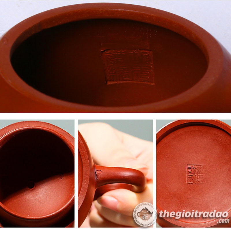 Ấm Tử Sa Tần Quyền Tùng Hạc Đại Hồng Bào 230ml 21 am tu sa tan quyen tung hac dai hong bao 230ml-18