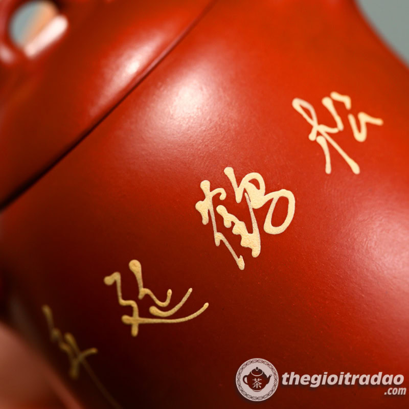 Ấm Tử Sa Tần Quyền Tùng Hạc Đại Hồng Bào 230ml 18 am tu sa tan quyen tung hac dai hong bao 230ml-9