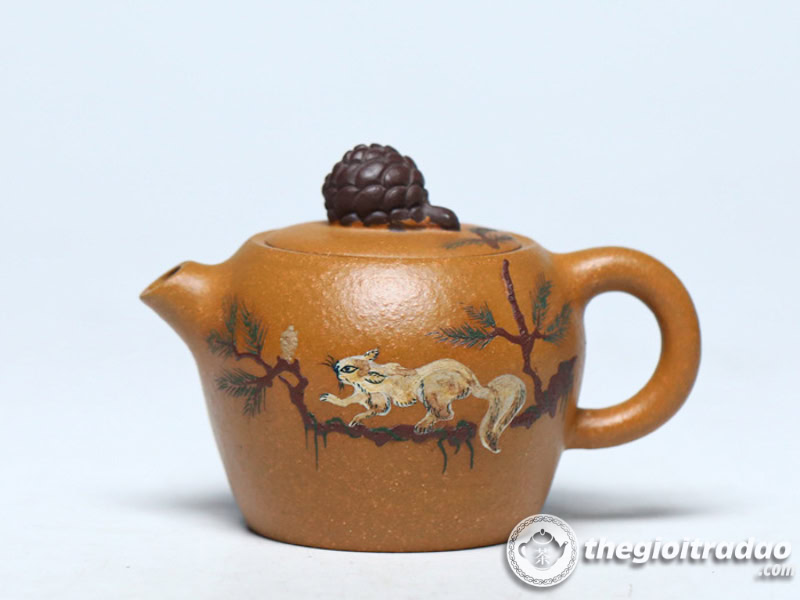 Ấm Tử Sa Tùng Quả Giáng Ba Nê 190ml 23 am tu sa tung qua giang pha ne 190ml-19