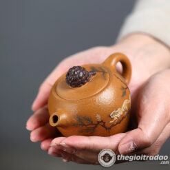 Ấm Tử Sa Tùng Quả Giáng Ba Nê 190ml 6 am tu sa tung qua giang pha ne 190ml-2