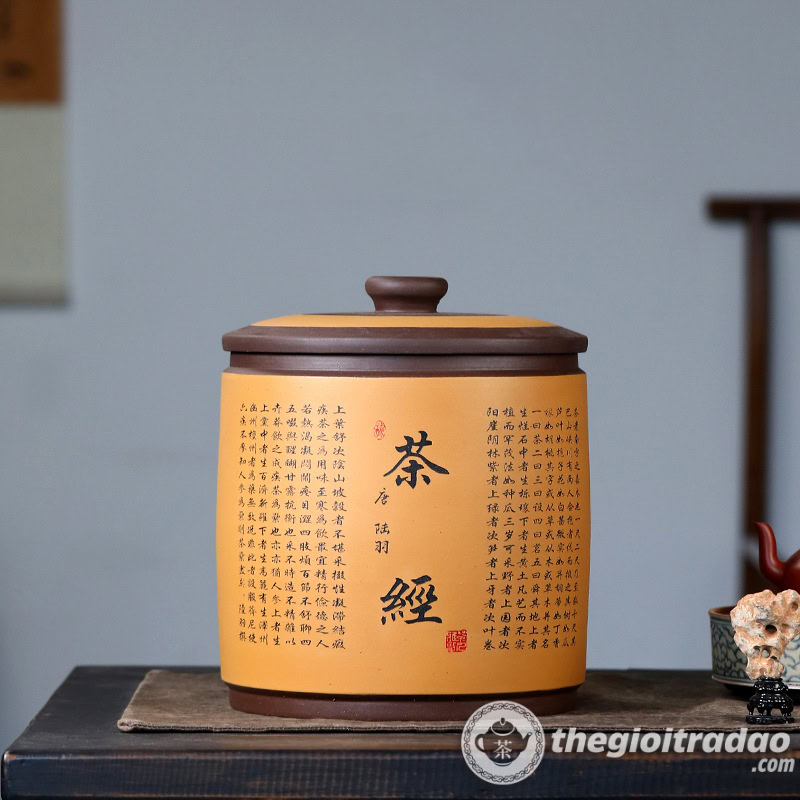Hũ Đựng Bánh Trà Phổ Nhĩ Gốm Tử Sa Cao Cấp 18 hu dung banh tra pho nhi gom tu sa cao cap-6