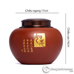 Hũ Đựng Trà Gốm Tử Sa Tây Thi Đại Hồng Bào 7 hu dung tra gom tu sa tay thi dai hong bao_-10