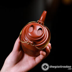 Ấm Tích Gốm Tử Sa Khắc Rồng Đại Hồng Bào 280ml 7 am tich tu sa khac rong dai hong bao 280ml-2