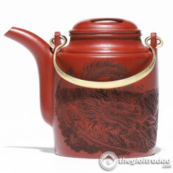 Ấm Tích Gốm Tử Sa Khắc Rồng Đại Hồng Bào 280ml 9 am tich tu sa khac rong dai hong bao 280ml-4
