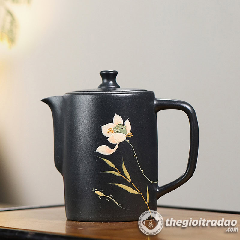 Ấm Tử Sa Lan Quân Tử Thạch Hoàng 240ml 1 am tu sa lan quan tu thach hoang 240ml-20