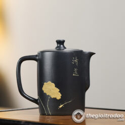 Ấm Tử Sa Lan Quân Tử Thạch Hoàng 240ml 6 am tu sa lan quan tu thach hoang 240ml