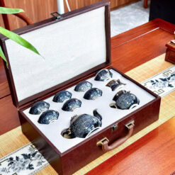 Bộ Ấm Chén Men Hỏa Biến Cao Cấp 330ml 9 bo am chen men hoa bien cao cap 330ml 26