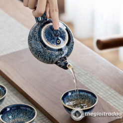 Bộ Ấm Chén Men Hỏa Biến Cao Cấp 330ml 6 bo am chen men hoa bien cao cap 330ml-9