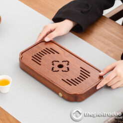 Khay Trà Gỗ Cẩm Lai Đẹp, Có Khoang Chứa Nước 5 khay tra go cam lai dep co khoang chua nuoc-7