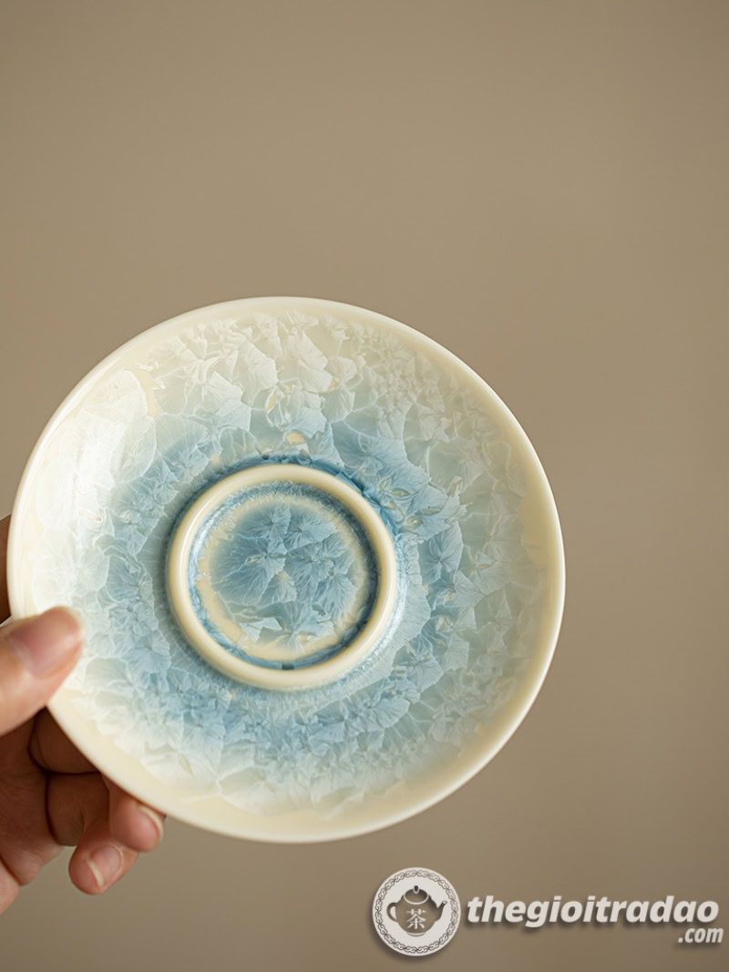 Bộ Chén Khải Băng Hoa Kết Tinh Kèm Khay Trà 16 bo chen khai dieu bien bang hoa ket tinh 150ml--12