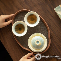 Bộ Chén Khải Băng Hoa Kết Tinh Kèm Khay Trà 8 bo chen khai dieu bien bang hoa ket tinh 150ml--7