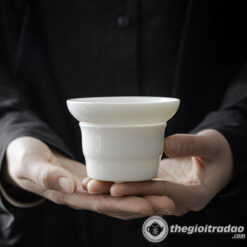 Bộ Lọc Trà Sứ Cảnh Đức, Giúp Lọc Cặn Trà, Mạt Trà 9 bo loc tra bang gom su canh duc cao cap-