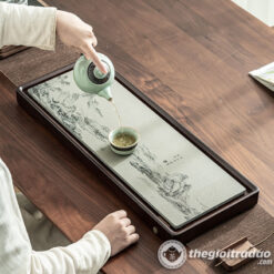 Khay Trà Đá Tự Nhiên Nguyên Tấm Vẽ Sơn Thủy 6 khay tra bang da tu nhien nguyen khoi ve son thuy--9