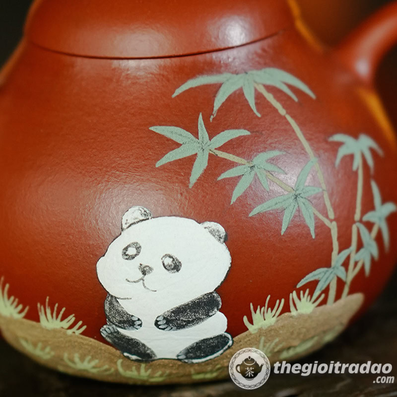 Ấm Tử Sa Gấu Trúc Nguyên Khoáng Chu Nê 160ml 17 am tu sa gau truc nguyen khoang chu ne 160ml--11