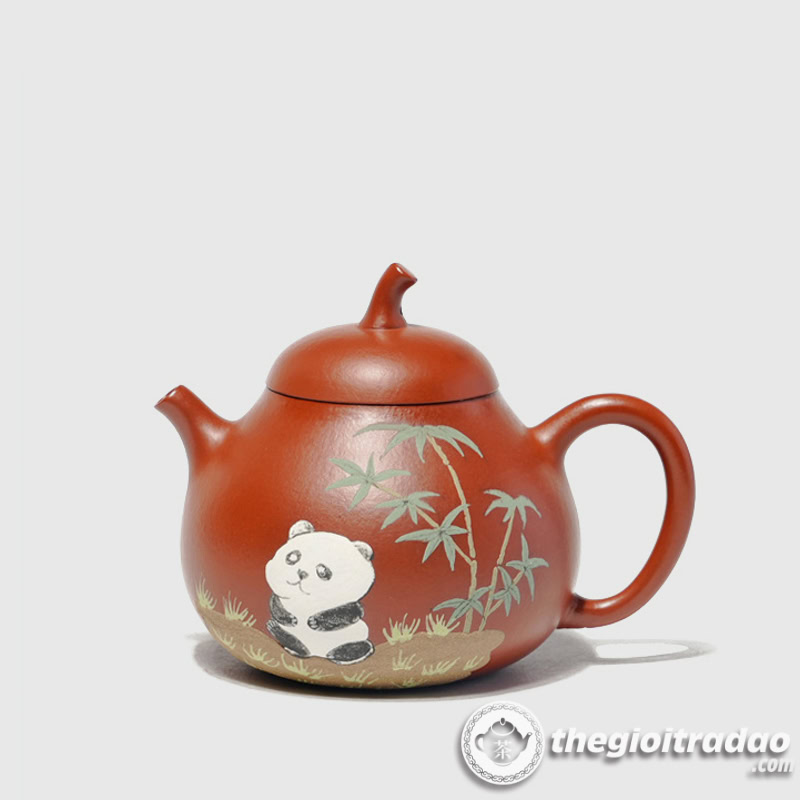 Ấm Tử Sa Gấu Trúc Nguyên Khoáng Chu Nê 160ml 1 am tu sa gau truc nguyen khoang chu ne 160ml--17