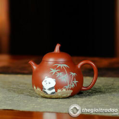 Ấm Tử Sa Gấu Trúc Nguyên Khoáng Chu Nê 160ml 6 am tu sa gau truc nguyen khoang chu ne 160ml--2