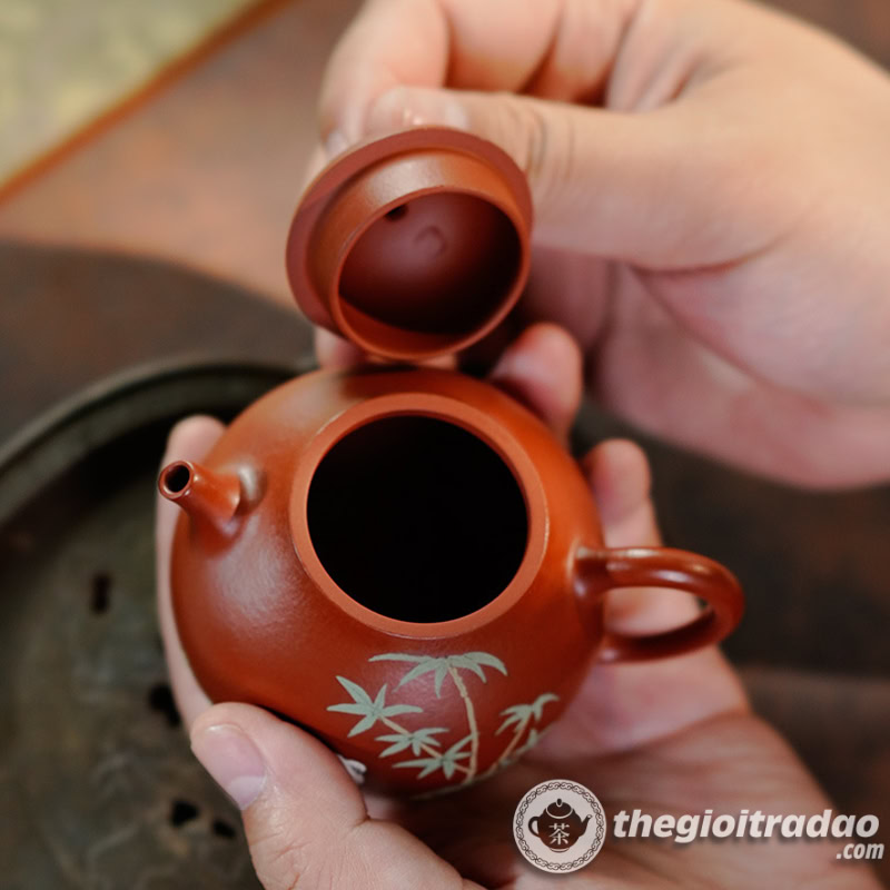 Ấm Tử Sa Gấu Trúc Nguyên Khoáng Chu Nê 160ml 14 am tu sa gau truc nguyen khoang chu ne 160ml--6