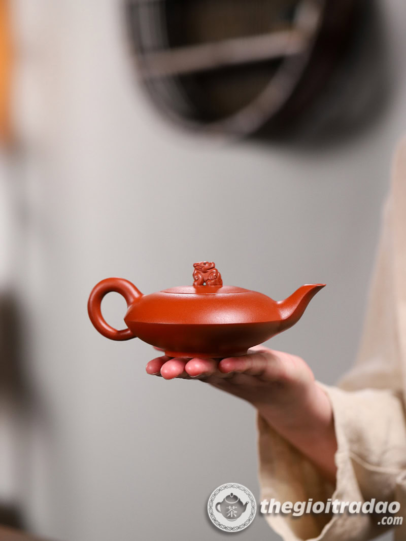 Ấm Tử Sa Quy Thú Thanh Thủy Nê 200ml 15 am tu sa quy thu thanh thuy ne 200ml--10