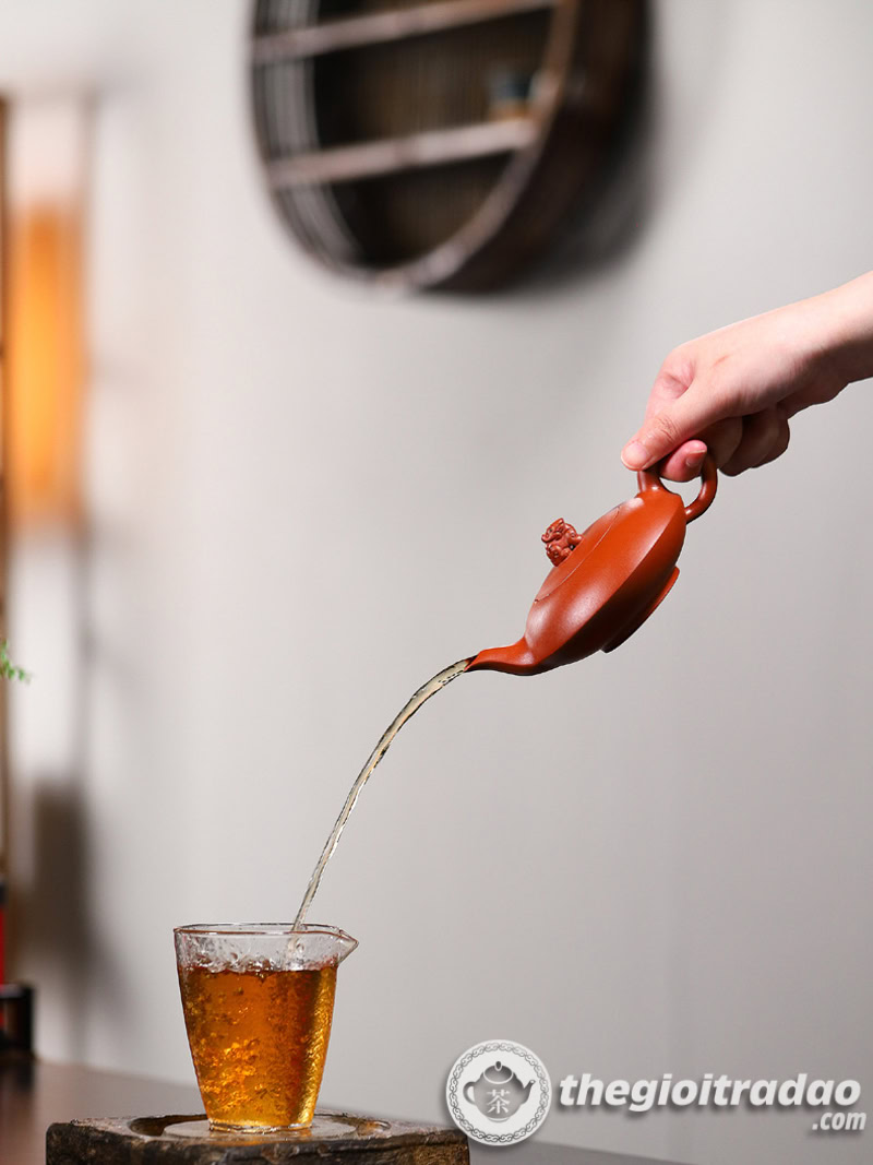 Ấm Tử Sa Quy Thú Thanh Thủy Nê 200ml 23 am tu sa quy thu thanh thuy ne 200ml--18