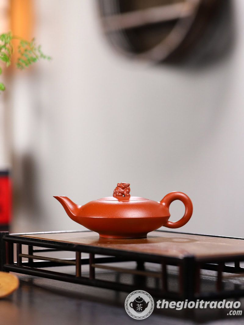 Ấm Tử Sa Quy Thú Thanh Thủy Nê 200ml 10 am tu sa quy thu thanh thuy ne 200ml--5