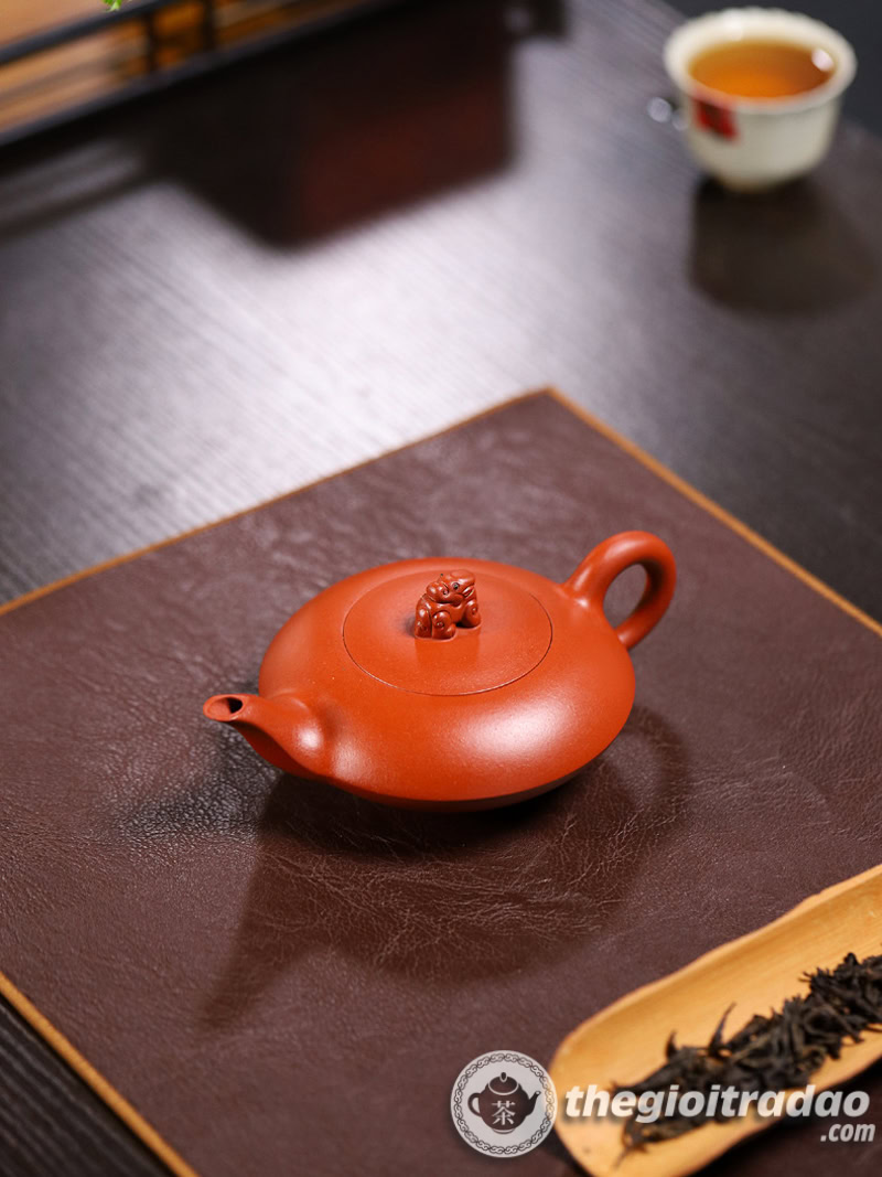 Ấm Tử Sa Quy Thú Thanh Thủy Nê 200ml 12 am tu sa quy thu thanh thuy ne 200ml--7