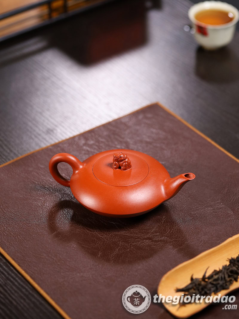 Ấm Tử Sa Quy Thú Thanh Thủy Nê 200ml 13 am tu sa quy thu thanh thuy ne 200ml--8