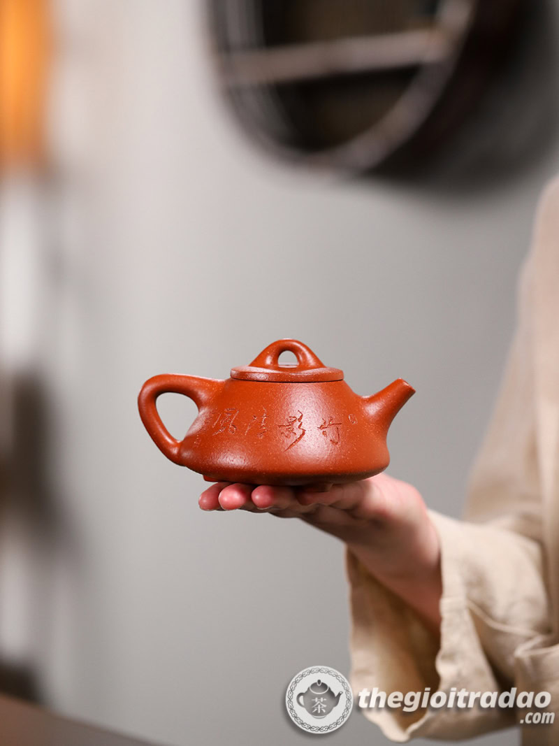 Ấm Tử Sa Thạch Biều Trúc Ảnh Giáng Ba Nê 220ml 15 am tu sa thach bieu truc anh giang ba ne 220ml--10