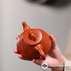 Ấm Tử Sa Thạch Biều Trúc Ảnh Giáng Ba Nê 220ml 7 am tu sa thach bieu truc anh giang ba ne 220ml--2