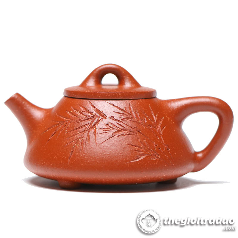 Ấm Tử Sa Thạch Biều Trúc Ảnh Giáng Ba Nê 220ml 5 am tu sa thach bieu truc anh giang ba ne 220ml--4