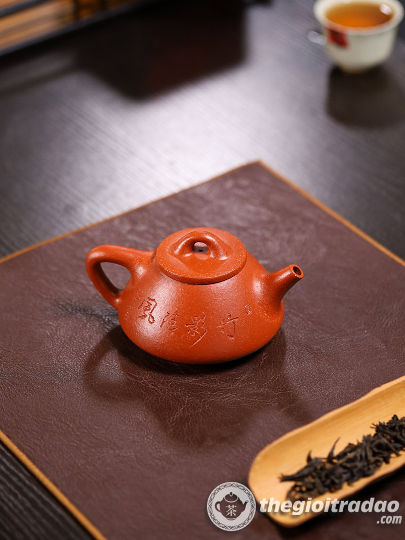 Ấm Tử Sa Thạch Biều Trúc Ảnh Giáng Ba Nê 220ml 13 am tu sa thach bieu truc anh giang ba ne 220ml--8