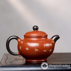 Ấm Tử Sa Xuyết Chỉ Đại Hồng Bào 220ml 6 am tu sa xuyet chi dai hong bao 220ml--2