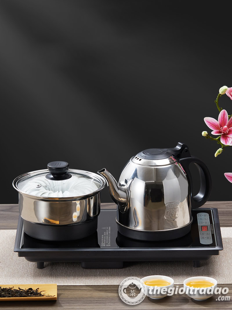 Bàn Trà Điện Tự Động Bơm Nước, Tùy Chỉnh Nhiệt Độ Pha Trà 10 bo bep dien kem noi trang dun nuoc pha tra 20x37-