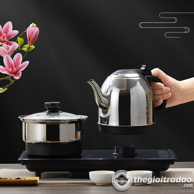 Bàn Trà Điện Tự Động Bơm Nước, Tùy Chỉnh Nhiệt Độ Pha Trà 2 bo bep dien kem noi trang dun nuoc pha tra 20x37--13
