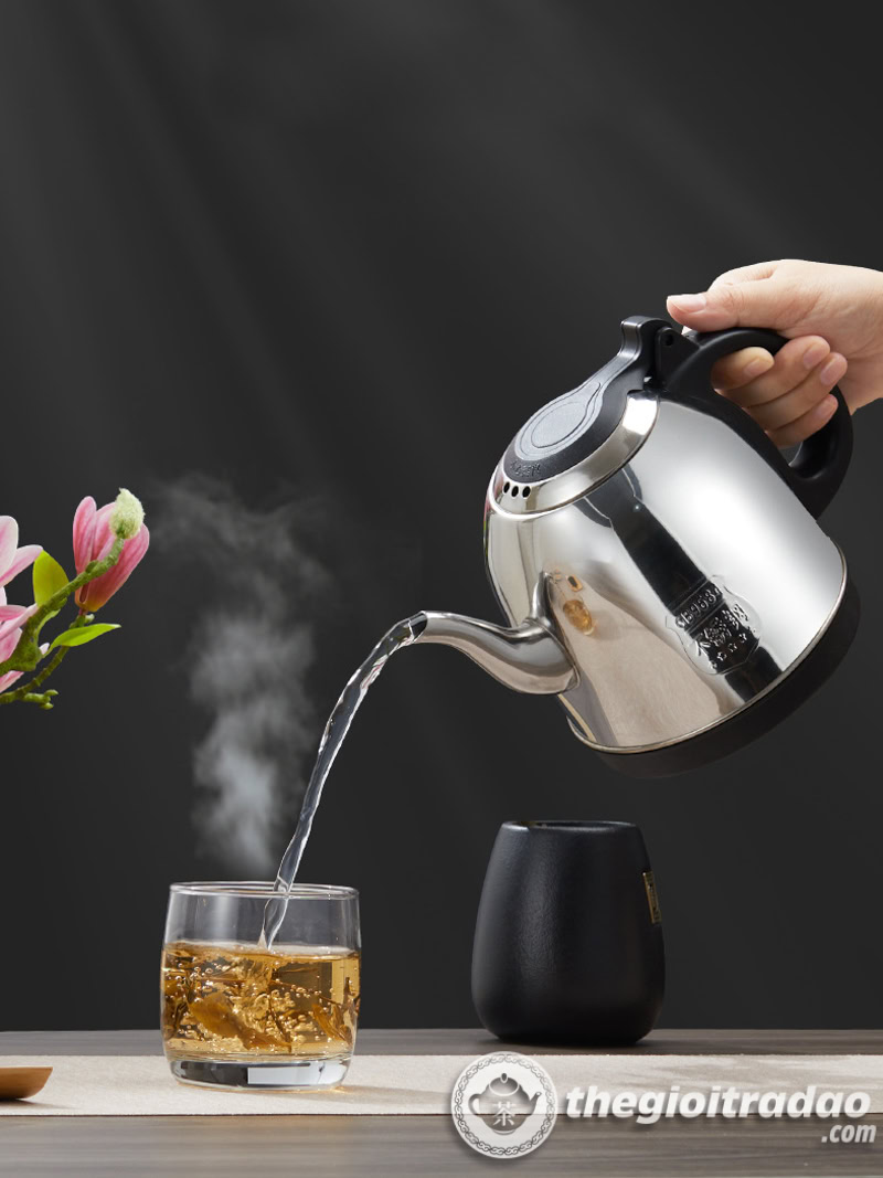 Bàn Trà Điện Tự Động Bơm Nước, Tùy Chỉnh Nhiệt Độ Pha Trà 15 bo bep dien kem noi trang dun nuoc pha tra 20x37--5