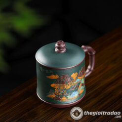 Cốc Trà Tử Sa Khắc Sơn Cảnh Tử Nê 450ml 7 coc uong tra tu sa khac son canh tu ne 450ml--2