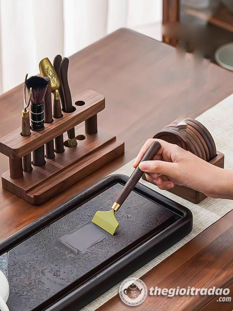 Bộ Dụng Cụ Pha Trà 6 Món Kèm Giá Đỡ Gỗ Óc Chó 17 Bo dung cu pha tra 6 mon kem gia go oc cho--11