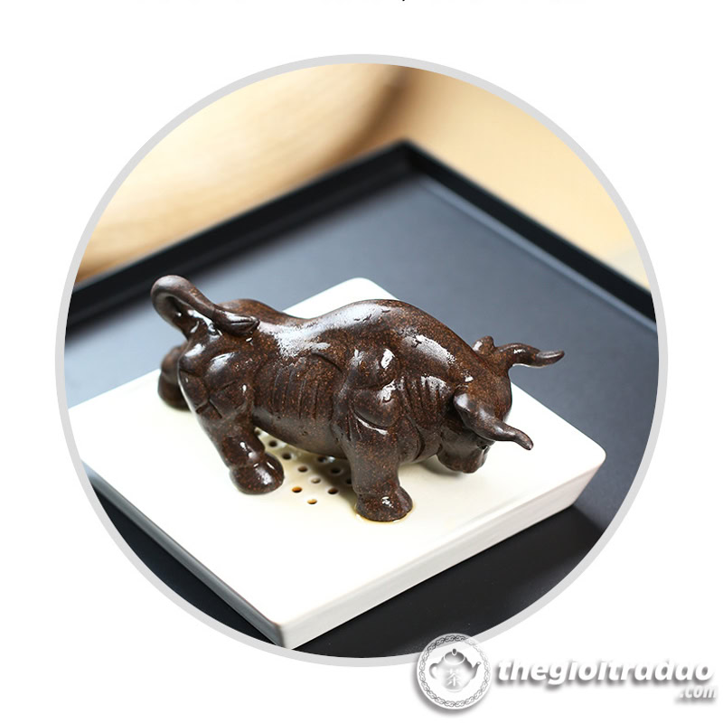 Tượng Bò Tót Tử Sa – Trang Trí Bàn Trà, Thu Hút Tài Lộc 13 Tuong bo tot tu sa phong thuy, suc manh thinh vuong but pha--4