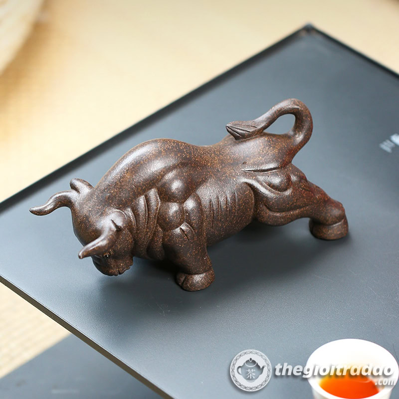 Tượng Bò Tót Tử Sa – Trang Trí Bàn Trà, Thu Hút Tài Lộc 14 Tuong bo tot tu sa phong thuy, suc manh thinh vuong but pha--5