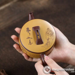 Ấm Tử Sa Hán Ngõa Đạt Ma Sư Tổ 150ml 7 am tu sa han ngoa khac dat ma su to 150ml--6