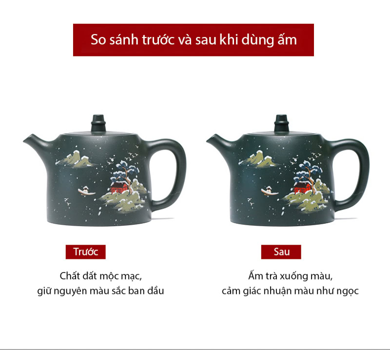 Ấm Tử Sa Tuyết Sơn Hán Đạc Mặc Lục Nê 270ml 15 am tu sa tuyet son han dac mac luc ne 270ml--25