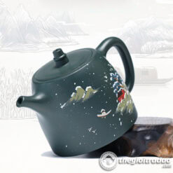 Ấm Tử Sa Tuyết Sơn Hán Đạc Mặc Lục Nê 270ml 10 am tu sa tuyet son han dac mac luc ne 270ml--6