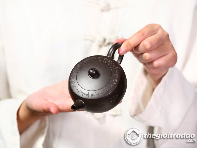 Ấm Tử Sa Uyển Ngọc Hắc Chu Nê 210ml 19 am tu sa uyen ngoc hac chu ne 210ml--15