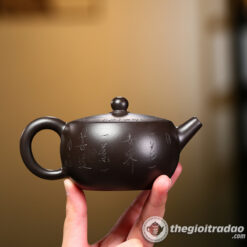 Ấm Tử Sa Uyển Ngọc Hắc Chu Nê 210ml 6 am tu sa uyen ngoc hac chu ne 210ml--2