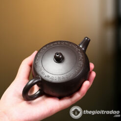 Ấm Tử Sa Uyển Ngọc Hắc Chu Nê 210ml 7 am tu sa uyen ngoc hac chu ne 210ml--3