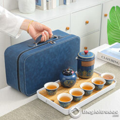 Bộ Ấm Trà Du Lịch Kèm Khay, Xách Tay Cao Cấp 5 bo am tra du lich kem khay xach tay cao cap--13