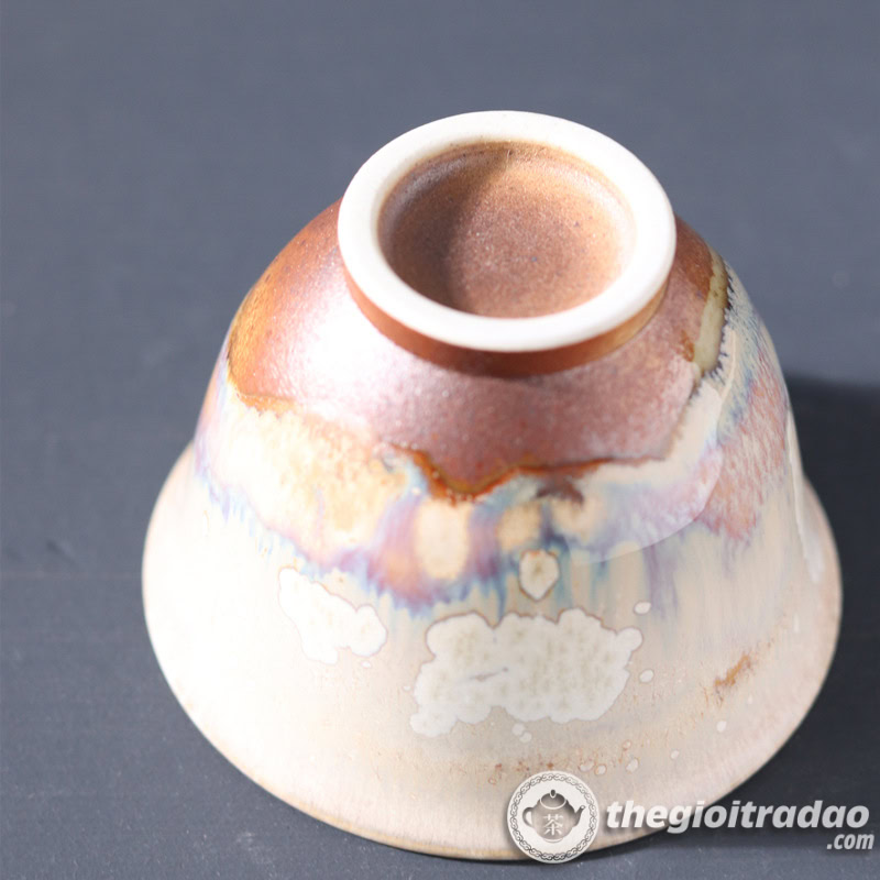 Chén Chủ Uống Trà Men Hỏa Biến Nung Củi 100ml 5 chen chu uong tra men hoa bien nung cui 100ml-1899654620-4