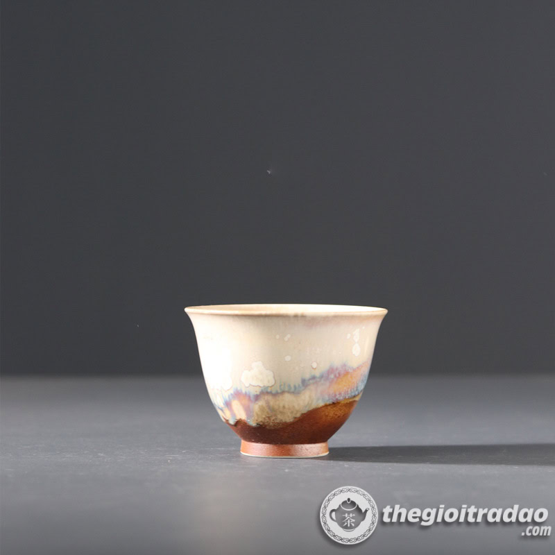 Chén Chủ Uống Trà Men Hỏa Biến Nung Củi 100ml 11 chen chu uong tra men hoa bien nung cui 100ml-1899654620-6