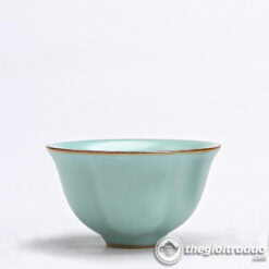 Chén Trà Nhữ Diêu Miệng Hoa Men Ngọc 75ml 10 chen uong tra nhu dieu mieng hoa men ngoc 75ml-