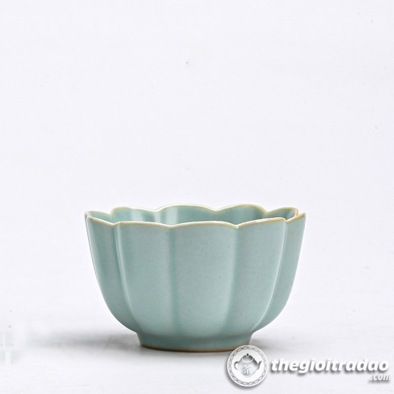 Chén Trà Nhữ Diêu Miệng Hoa Men Ngọc 75ml 6 chen uong tra nhu dieu mieng hoa men ngoc 75ml--2